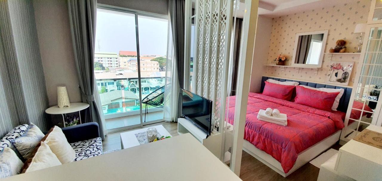 Sweet Seaview Flr6 With Toproop Pool Flr7 At The Blux Bangsaen Exterior foto