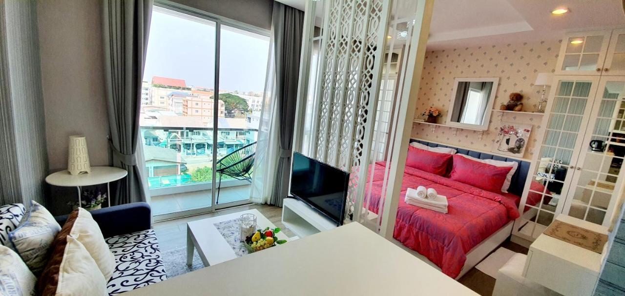 Sweet Seaview Flr6 With Toproop Pool Flr7 At The Blux Bangsaen Exterior foto